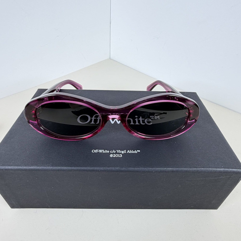 Off-White™ Edison Oval Acetate Sunglasses